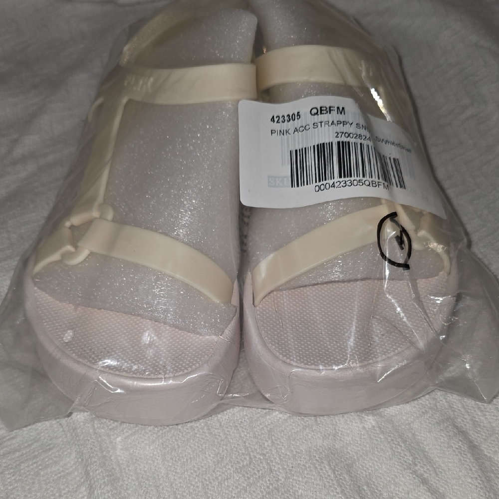 Victoria Secret PINK Strappy Sandles Size 7-8 NEW